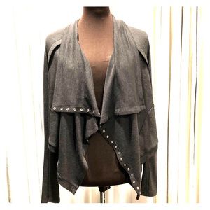 LUSH Drape Front Sweater